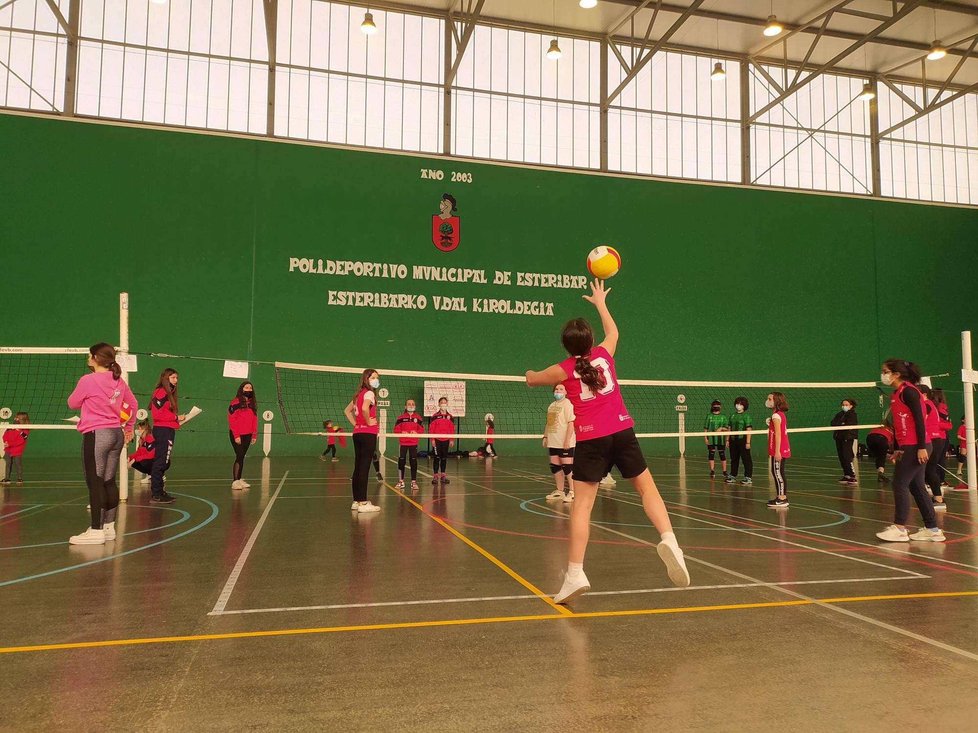 Tercera Concentración de Minivoley en Zubiri